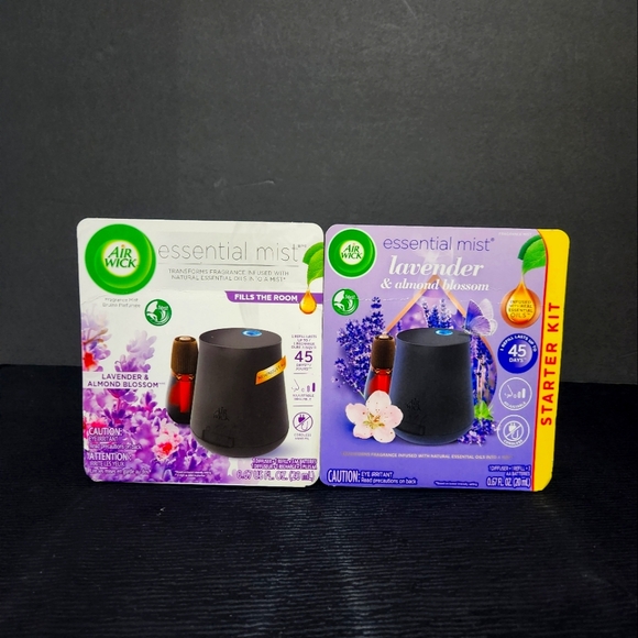 2 Air Wick Essential Mist Starter Kit - Picture 1 of 3